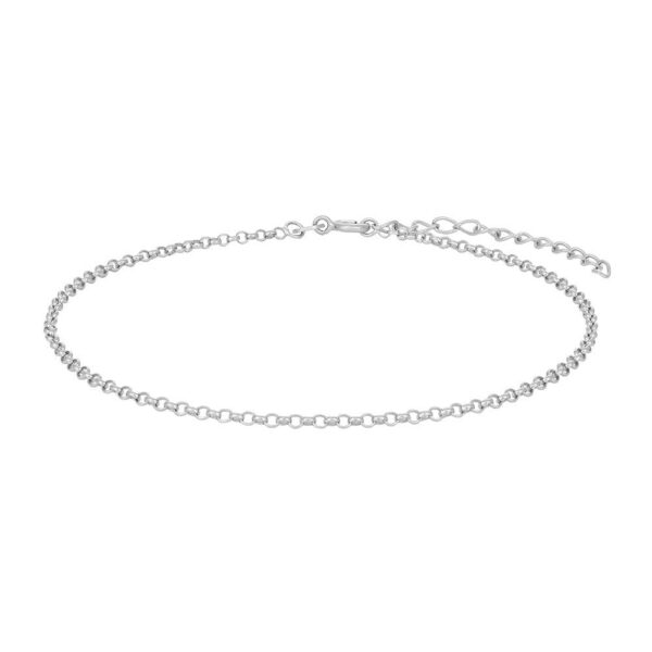 Rodiumpläterat silverarmband SUMMER52 17+3cm